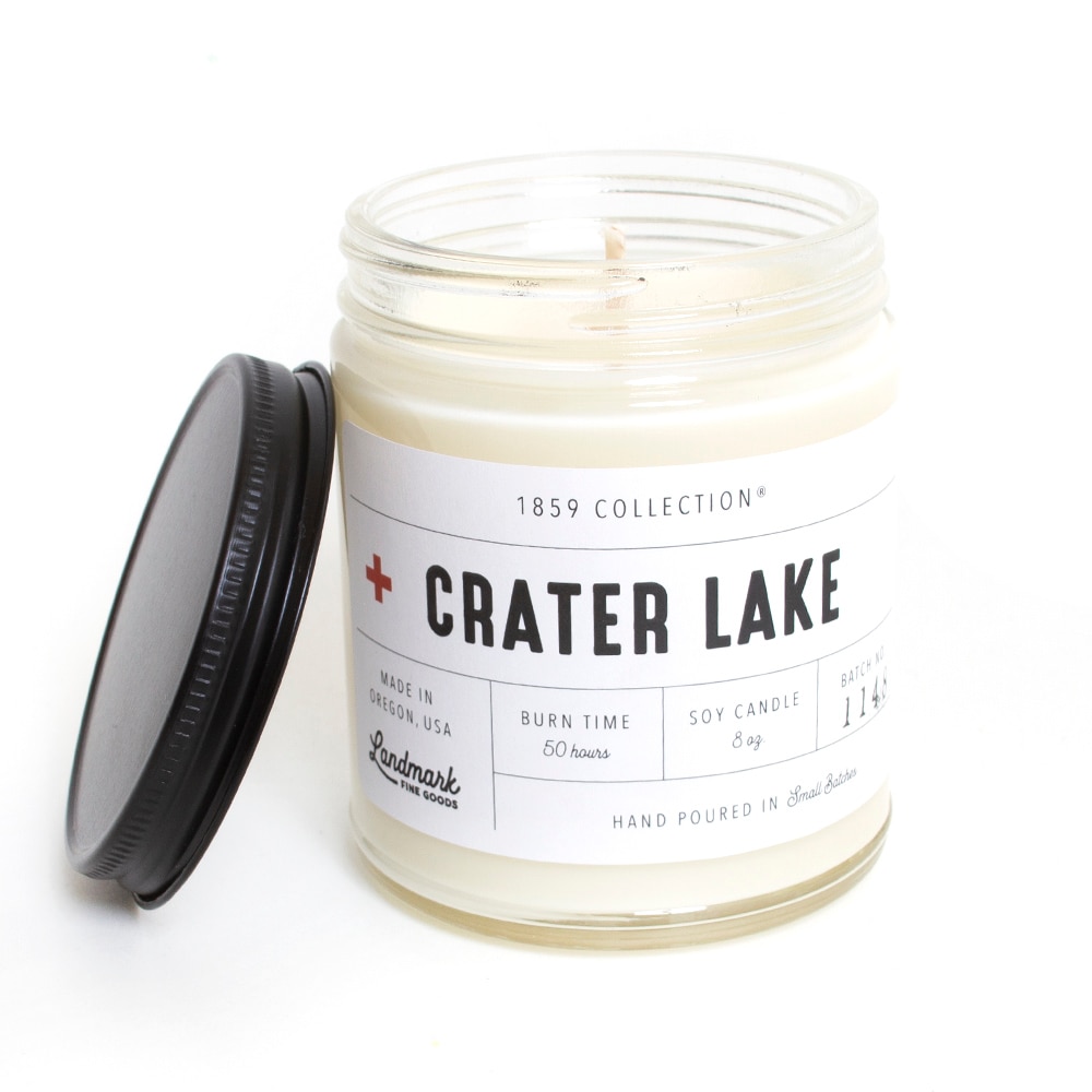 Landmark Fine Goods, 8oz, Candle, Crater Lake